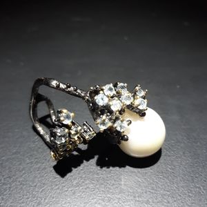 Natural Baroque Pearl Ring a5